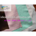 75DX150D 100 % Polyester Plain peau de pêche tissu pour pantalon de plage